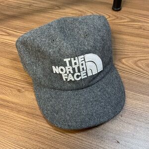 The North Face Heather grey wool hat outdoor hiking